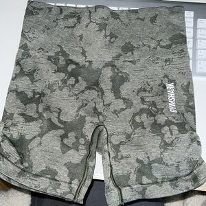 Camo gymshark shorts